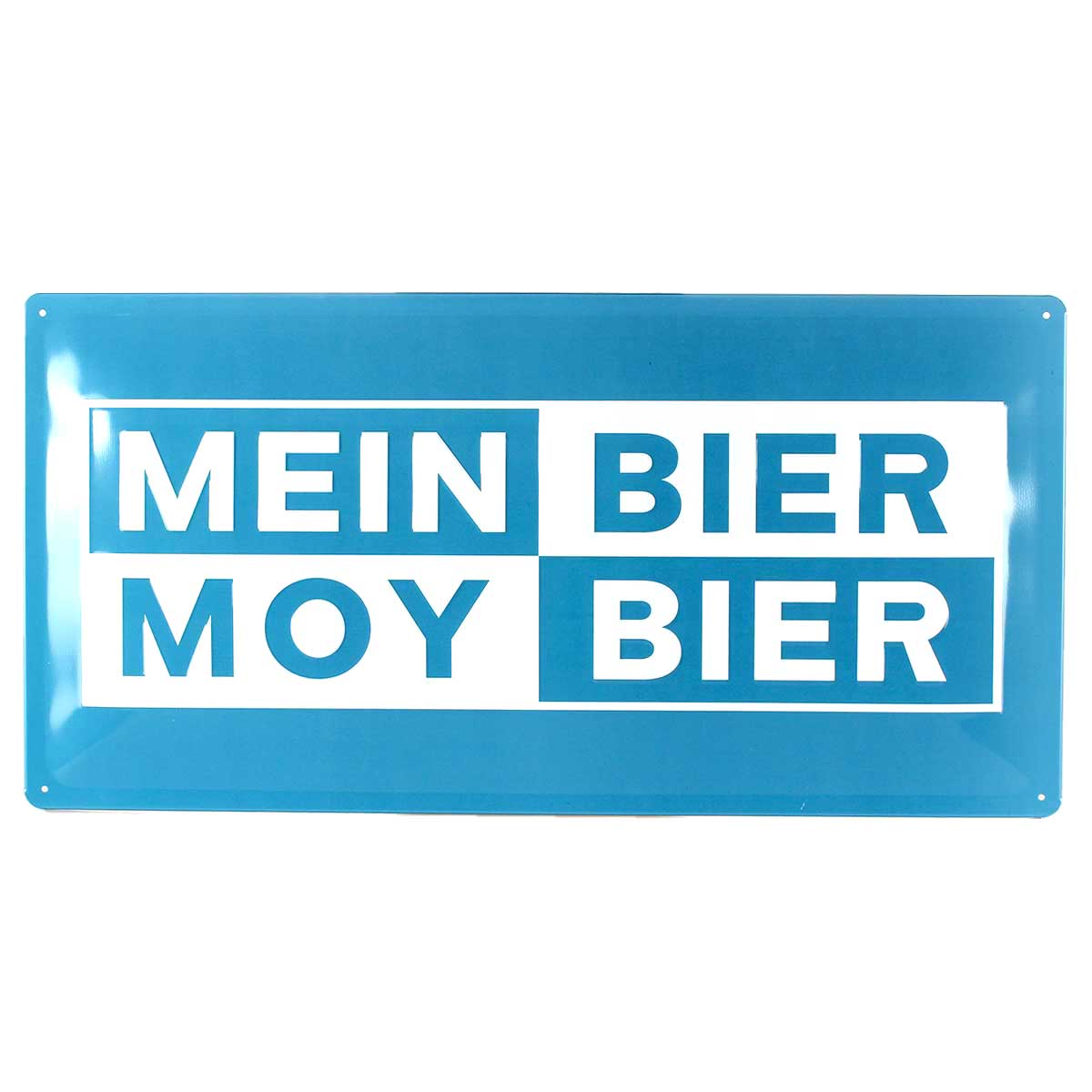 Moy Blechschild - Mein Bier, Moy Bier