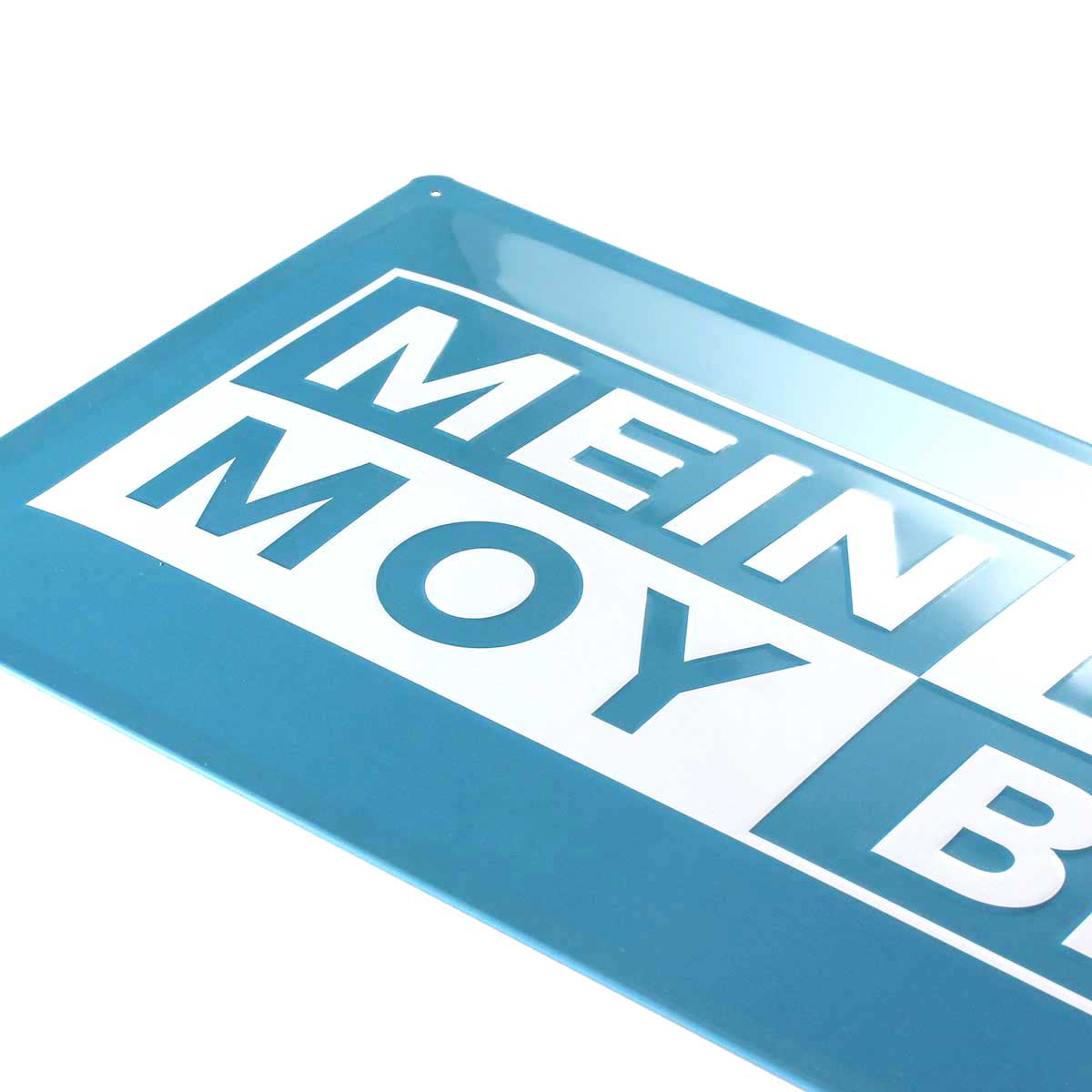 Moy Blechschild - Mein Bier, Moy Bier