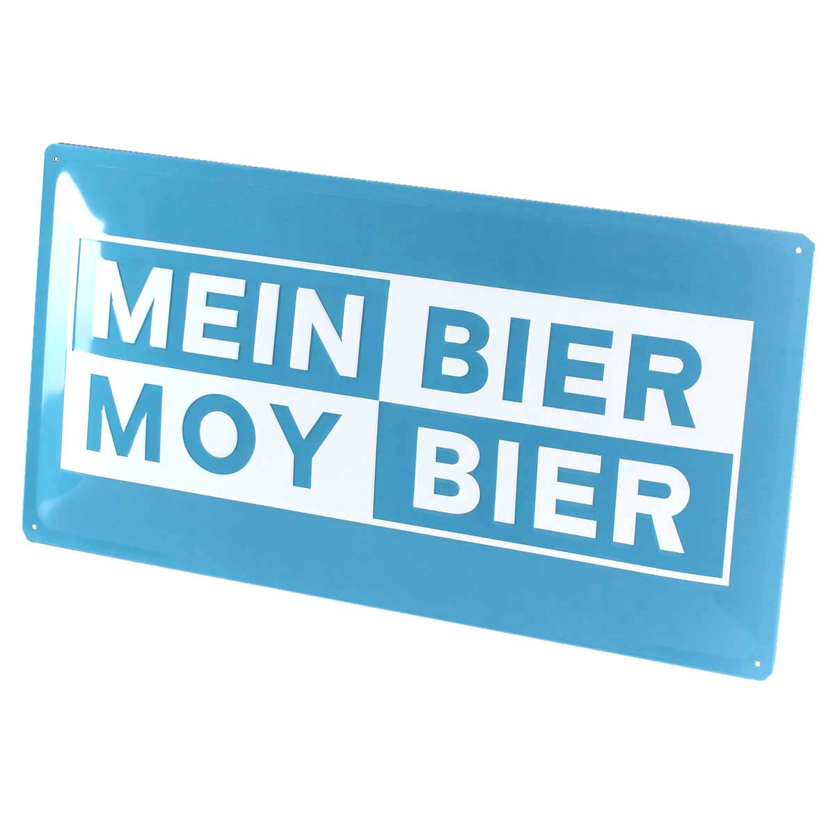 Moy Blechschild - Mein Bier, Moy Bier